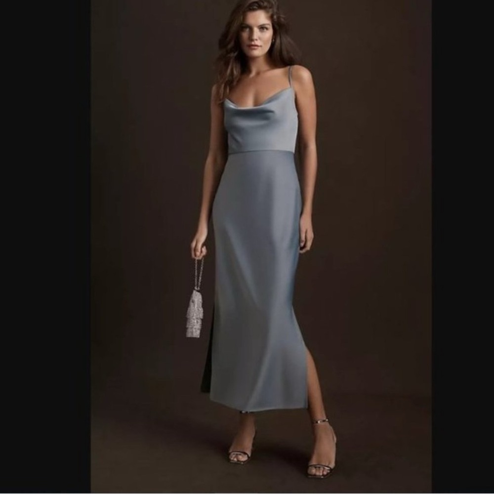 BHLDN Cowl Neck Dress